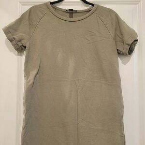 Forever 21 Olive Green T-Shirt Dress